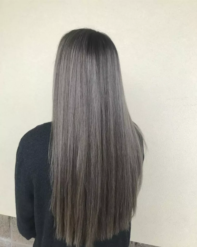 Ash Brown Silk