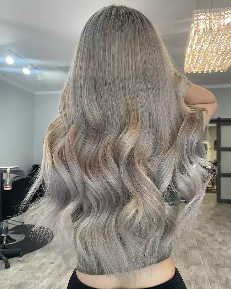 Ashy Dark Blonde Waves