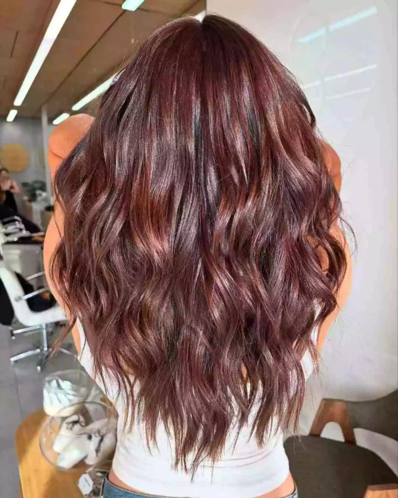 Auburn Chocolate Waves