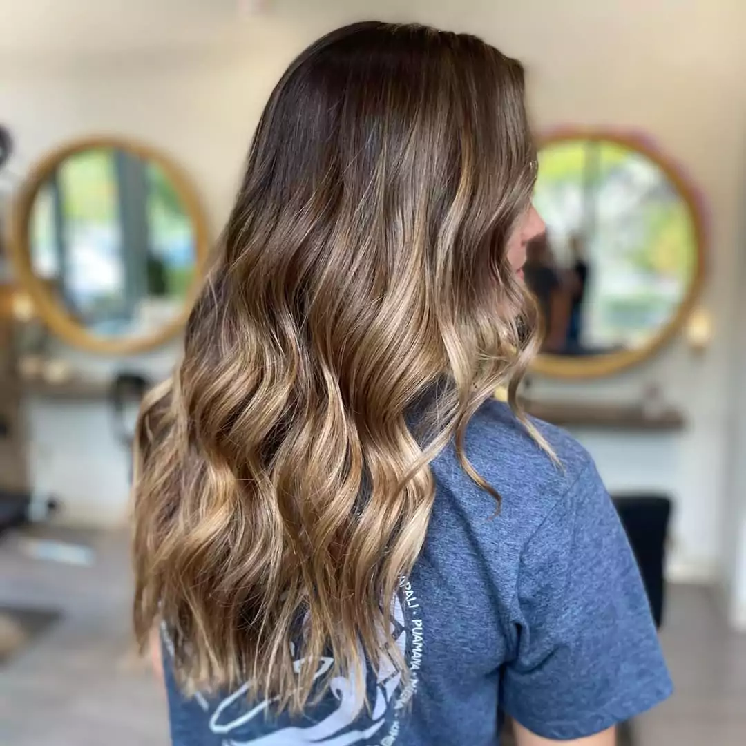 Caramel Balayage Waves