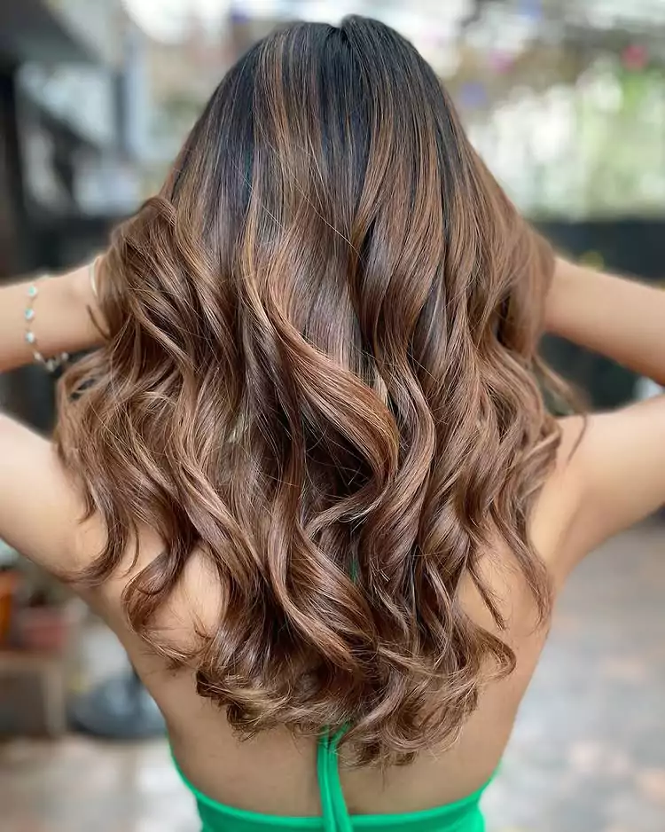 Cascading Chocolate Curls