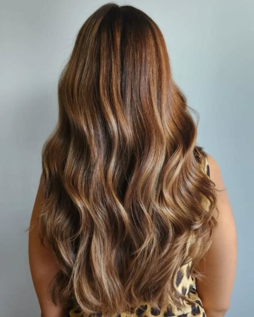 Cascading Honey Ash Blonde Waves