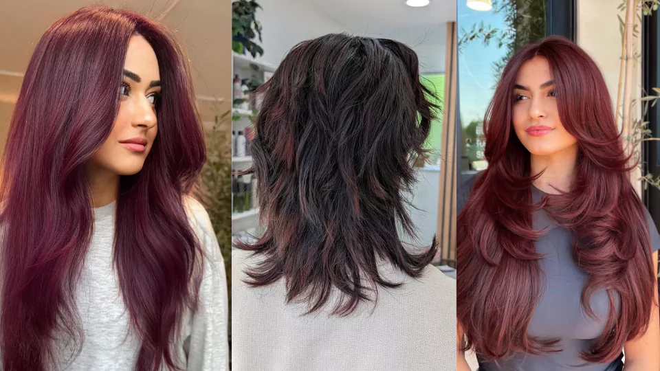 Cherry red hair