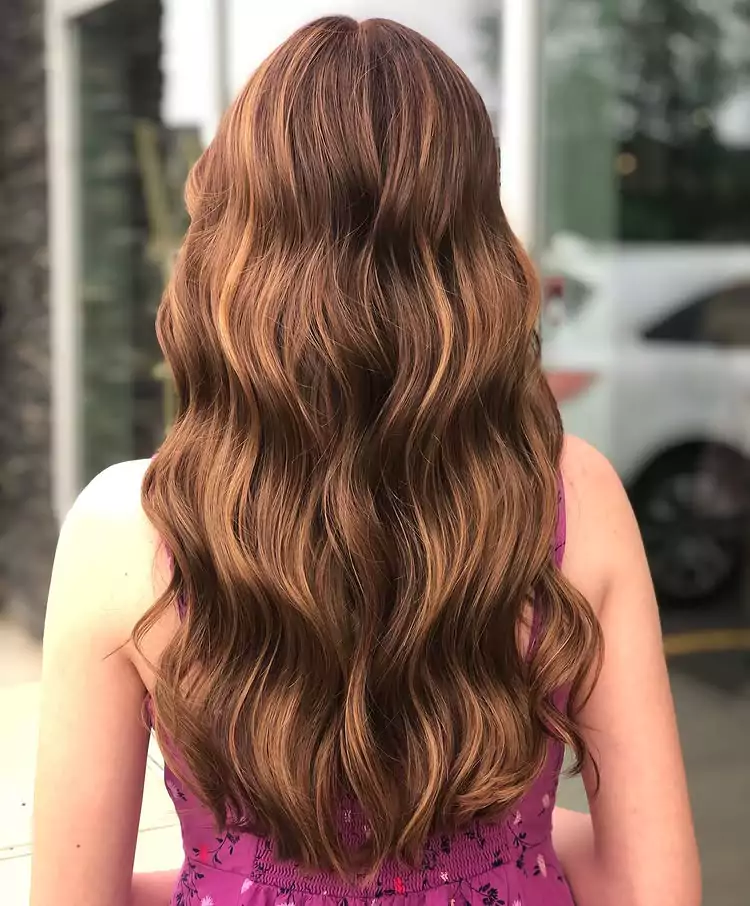 Chocolate Root Dark Strawberry Blonde Waves