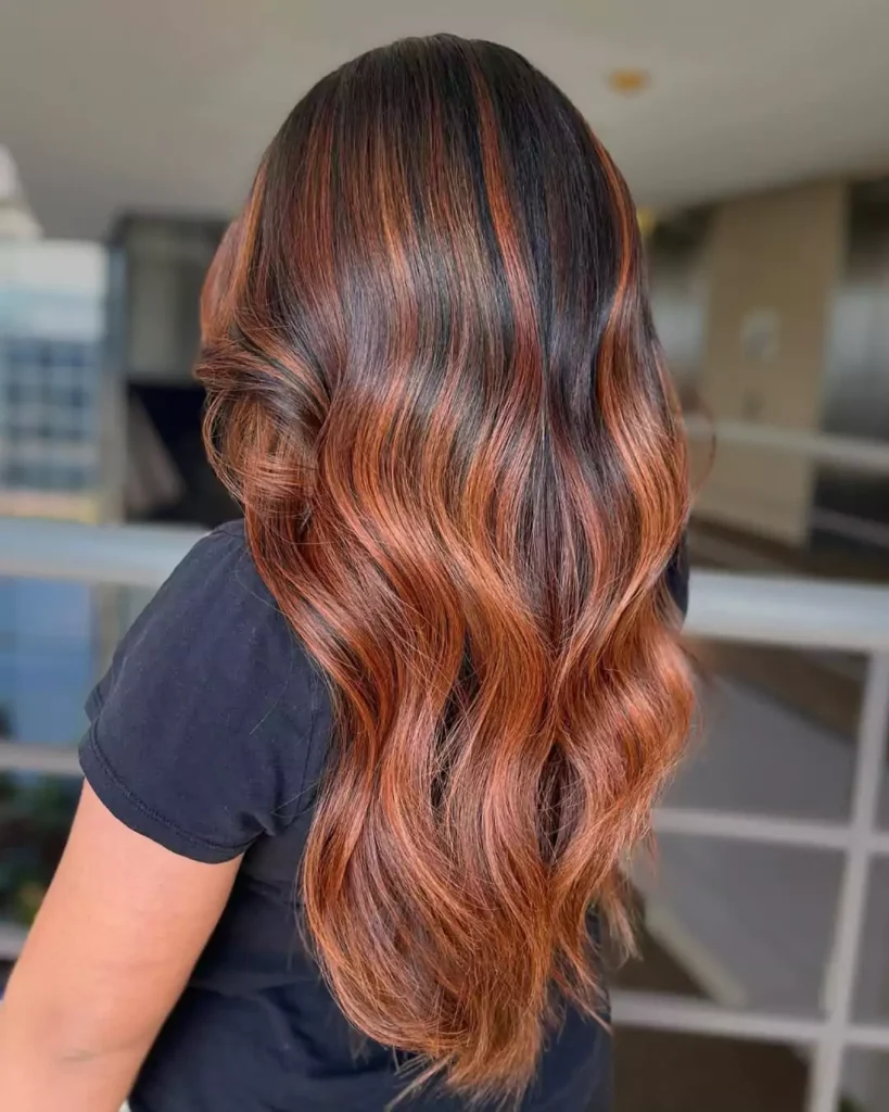 Copper Sunset Ombre