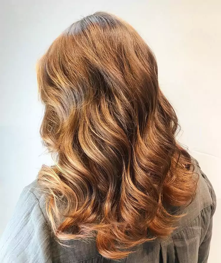 Flowing Strawberry Curls