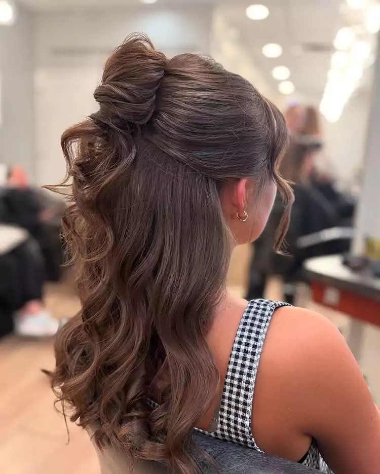 Half-Up Twisted Crown