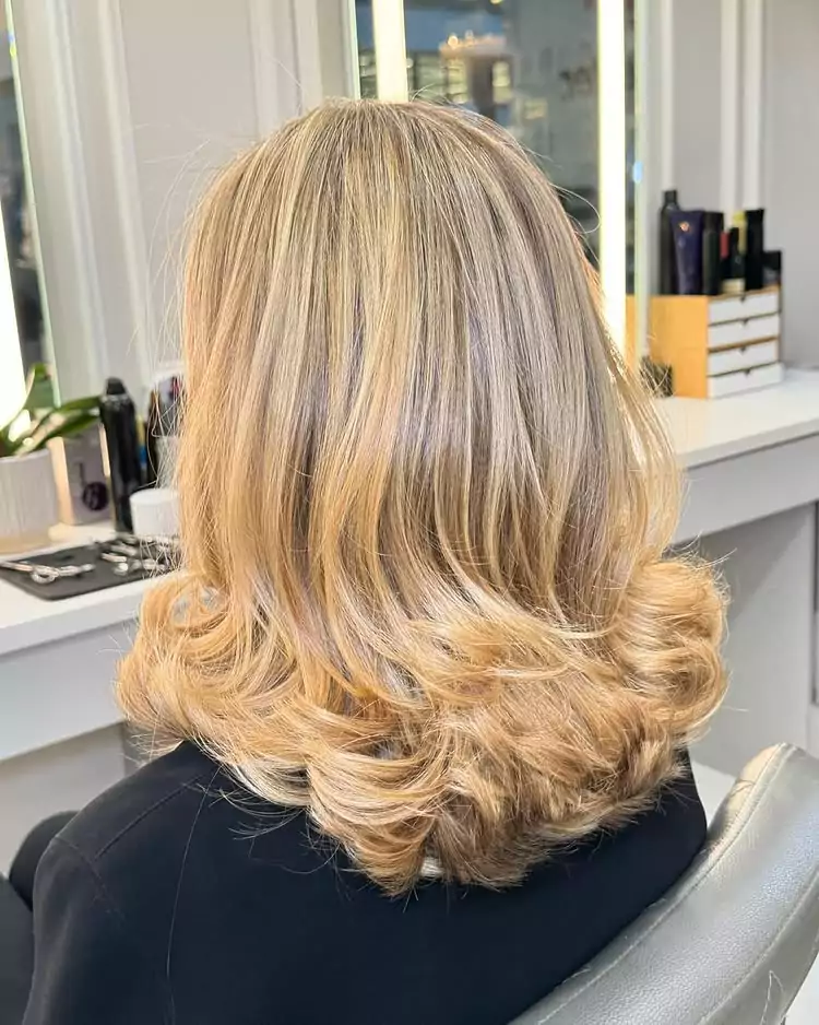 Honey Butter Balayage Waves