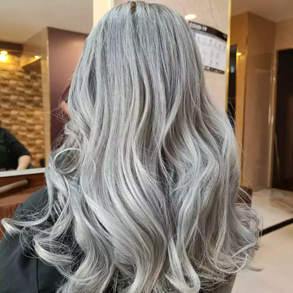 Icy Silver Waves