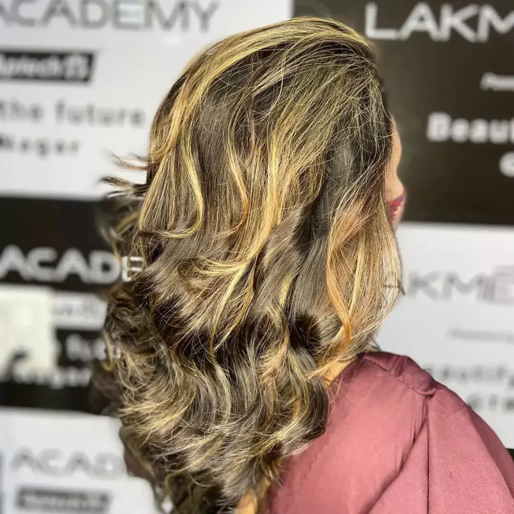 Layered Ash Blonde Waves