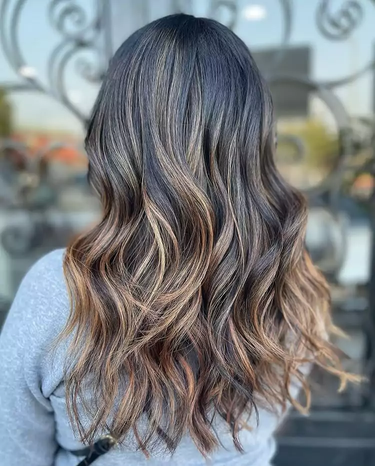 Mocha Ribbon Highlights