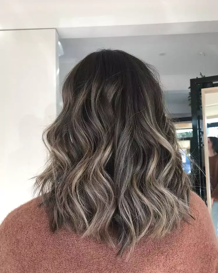 Mushroom Brown Lived-In Waves