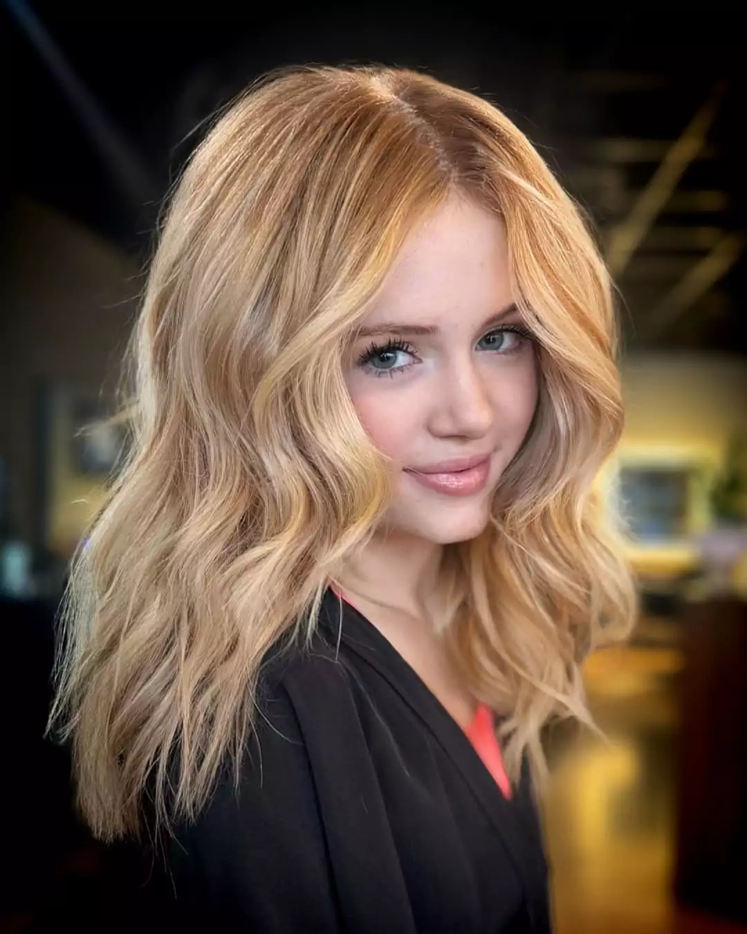 Peachy Cascade Layers