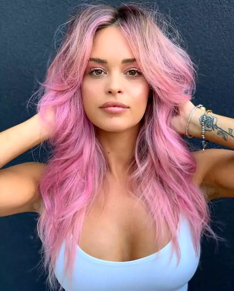 Pink Cotton Candy Waves