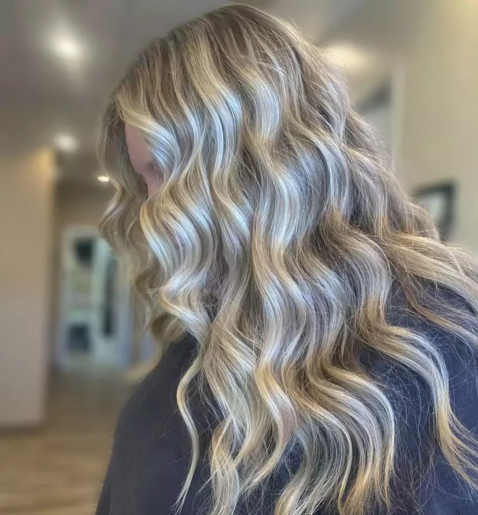 Platinum Blonde Beach Waves