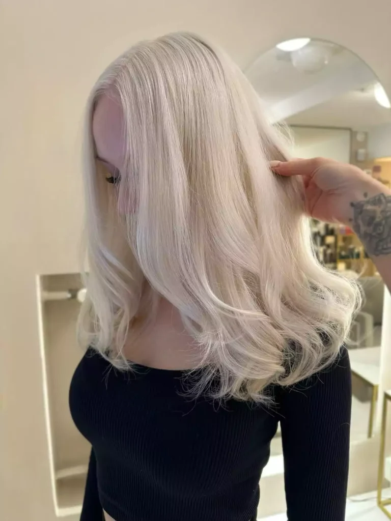 Platinum Blonde Bouncy Waves