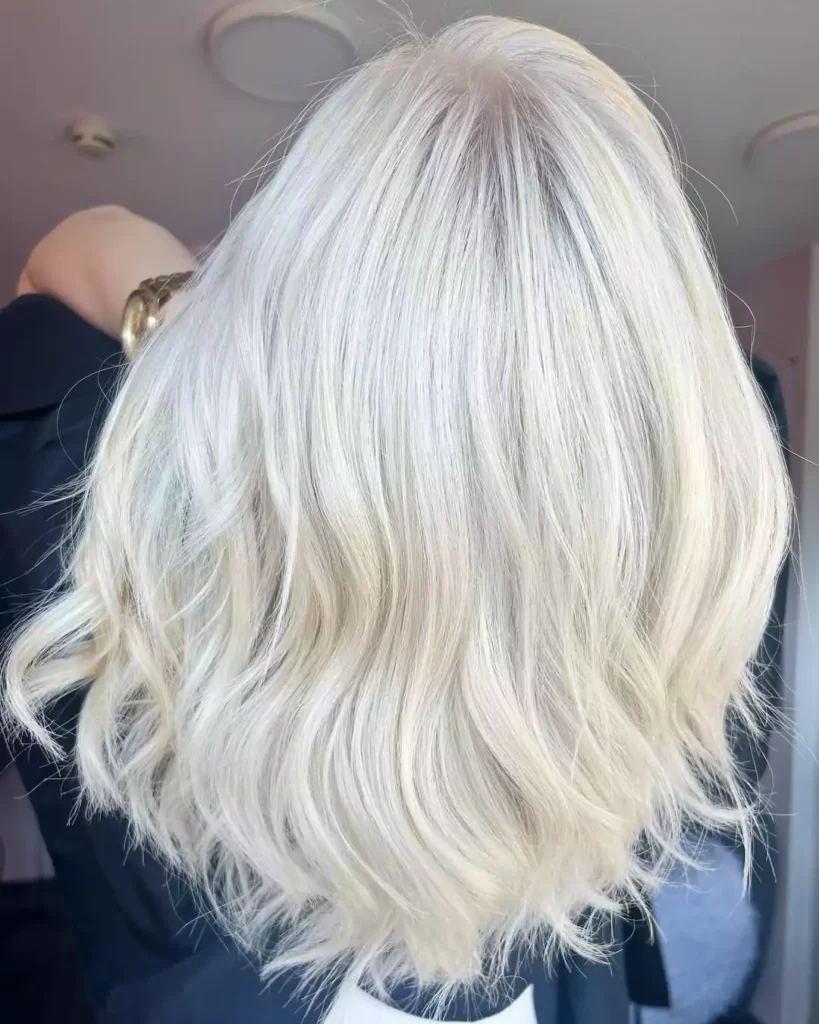 Platinum Ice Blonde Waves
