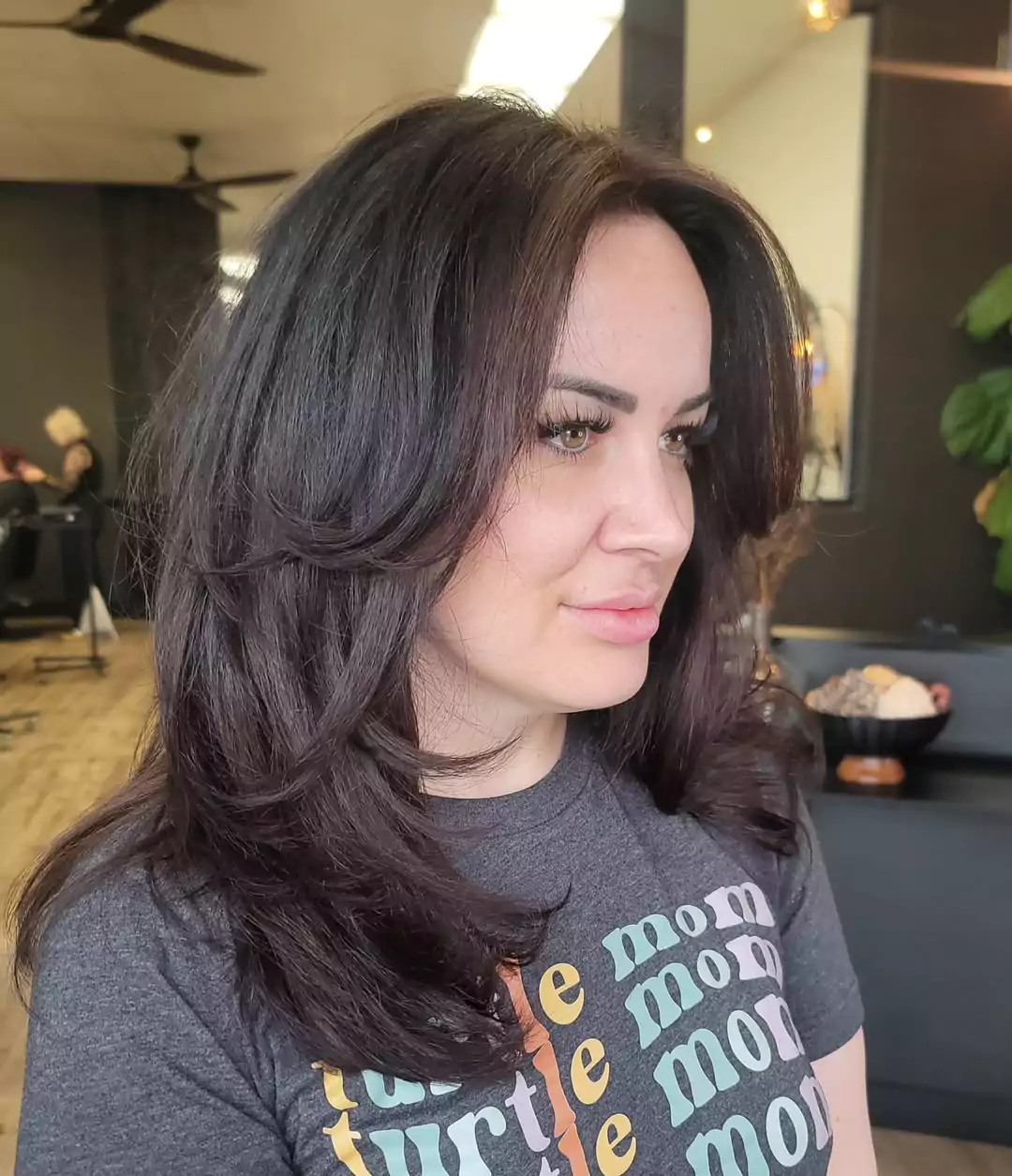 Rich Espresso Brown with Subtle Highlights