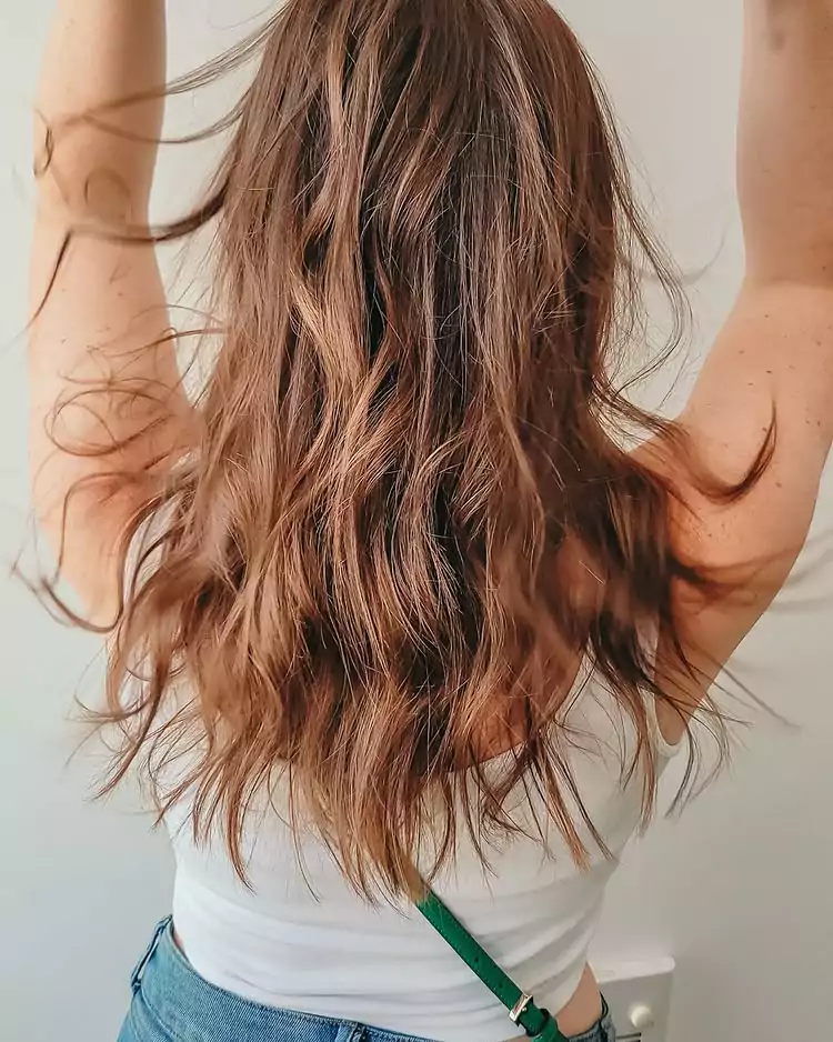 Rich Strawberry Brunette Waves