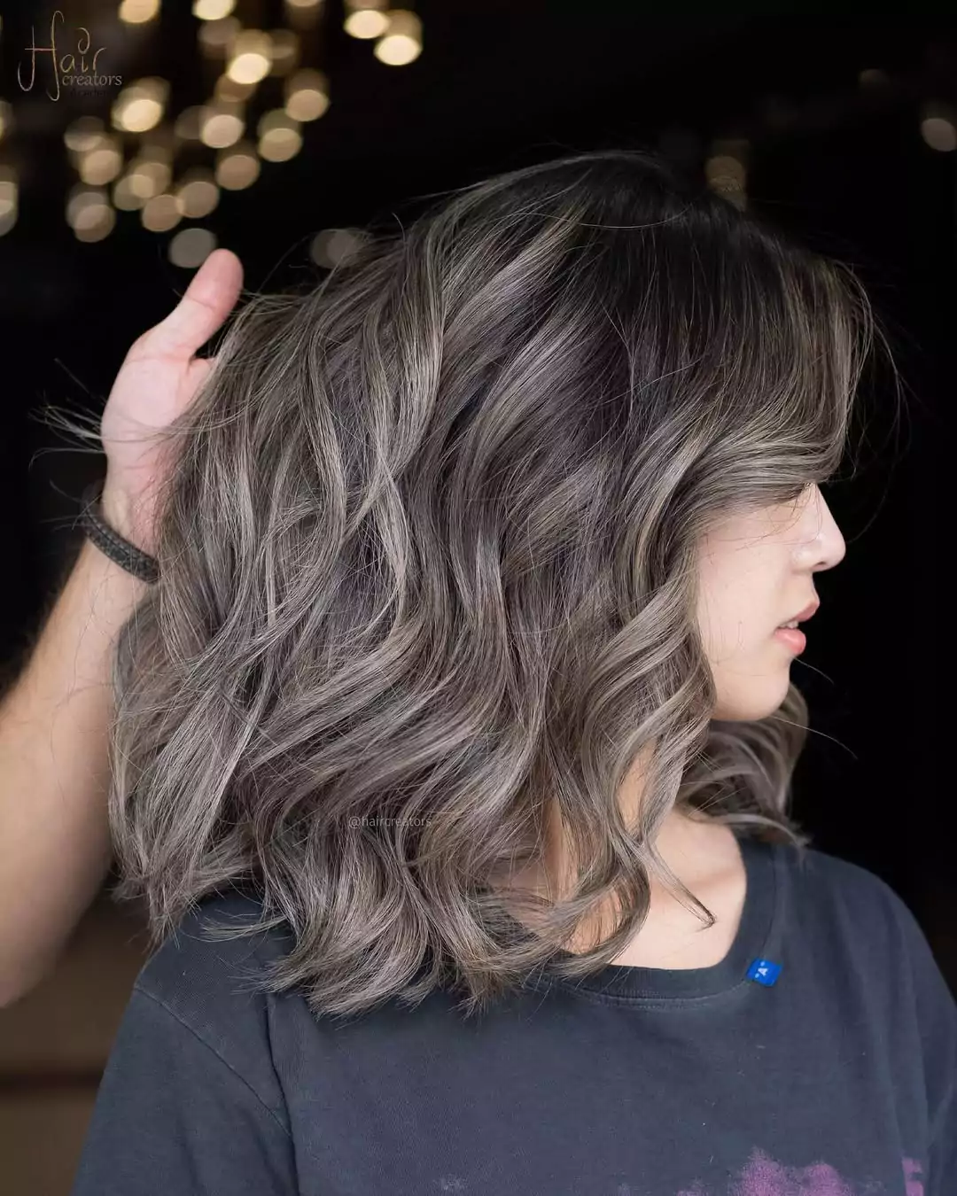 Smoky Ash Blonde Waves