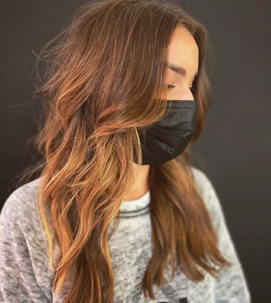 Sun-Kissed Caramel Waves