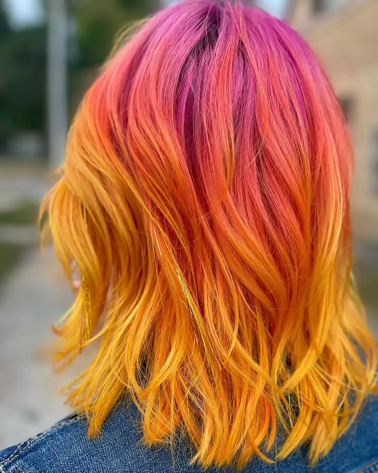 Sunset Ombre Waves