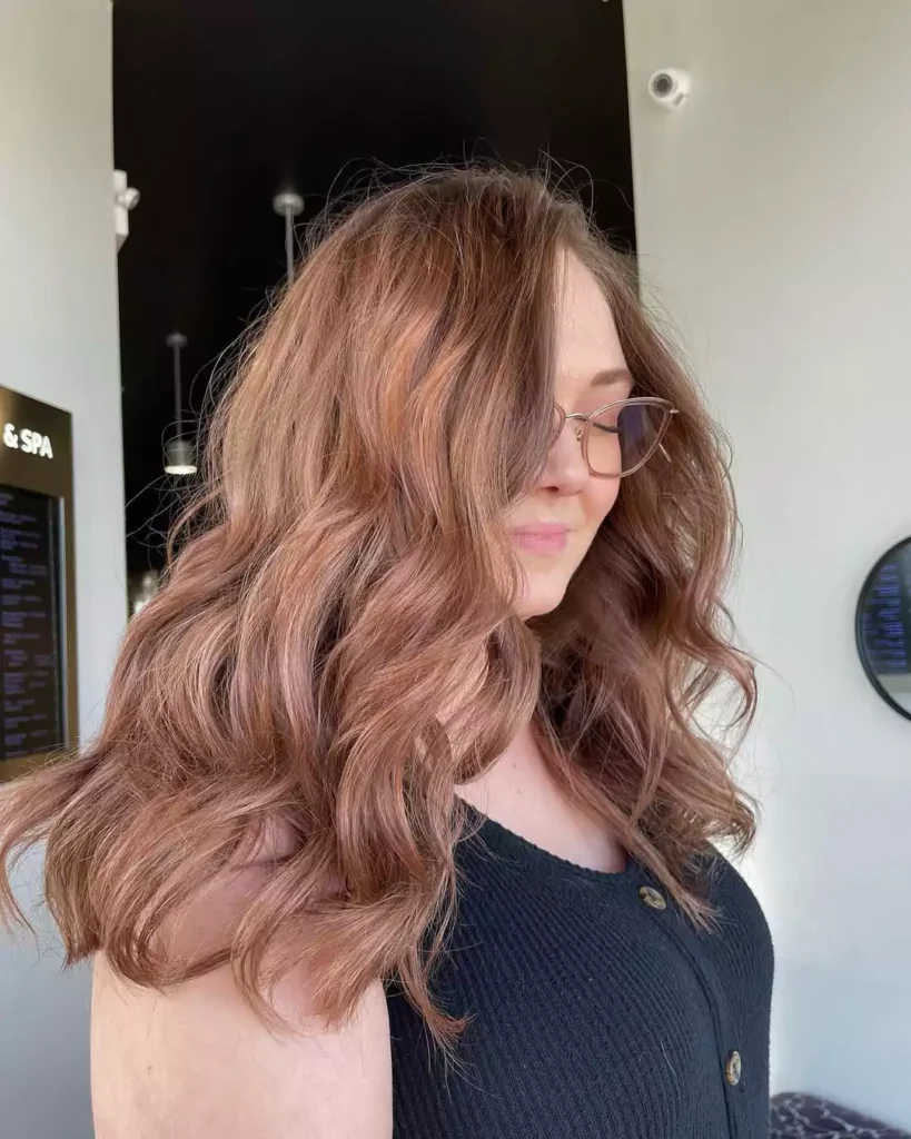 Warm Caramel Brunette Waves